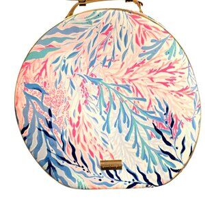 Lilly Pulitzer Kaleidoscope Coral Hat Bag NWOT